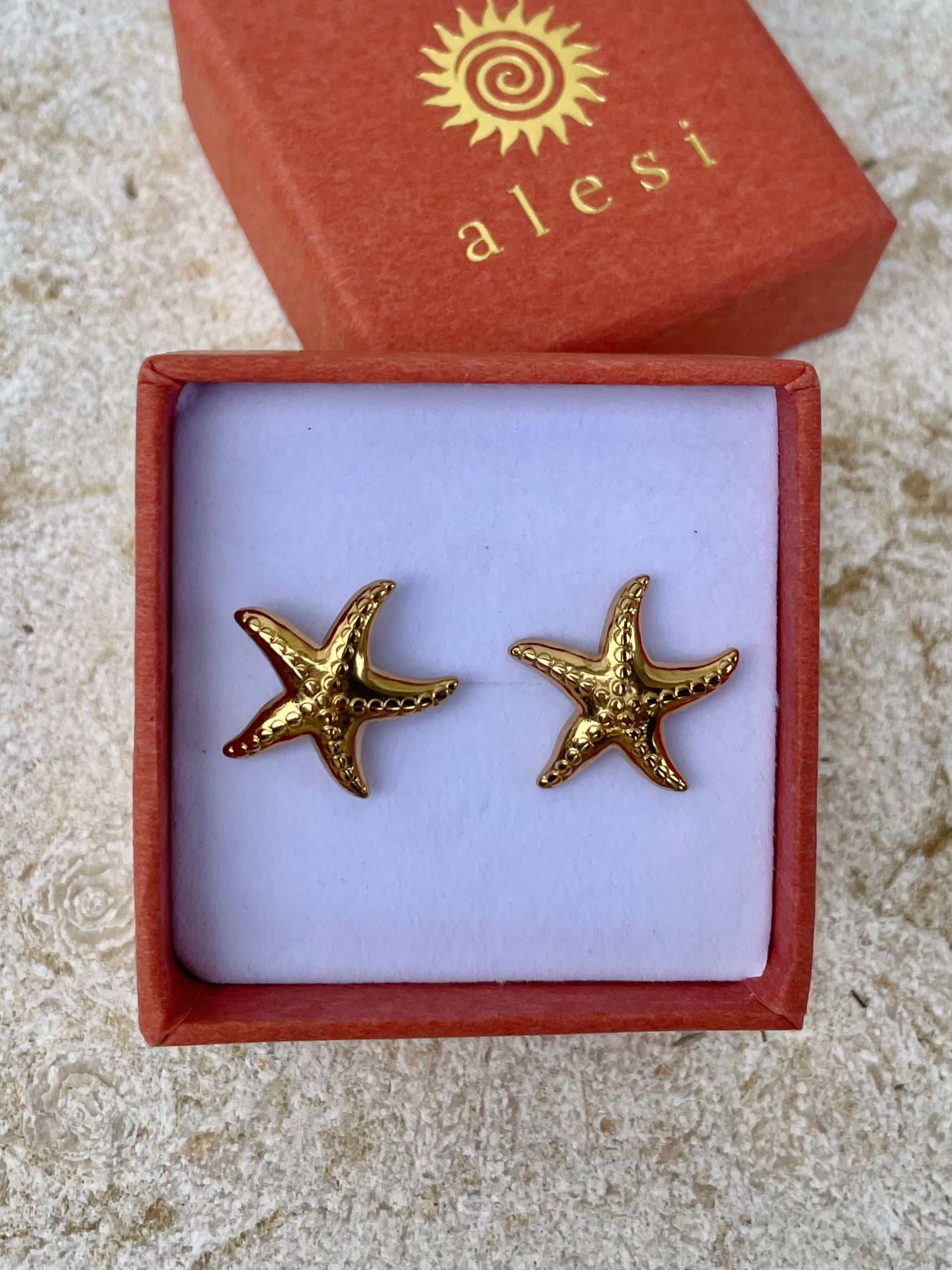 [SAMPLE] Starfish Stud Earrings