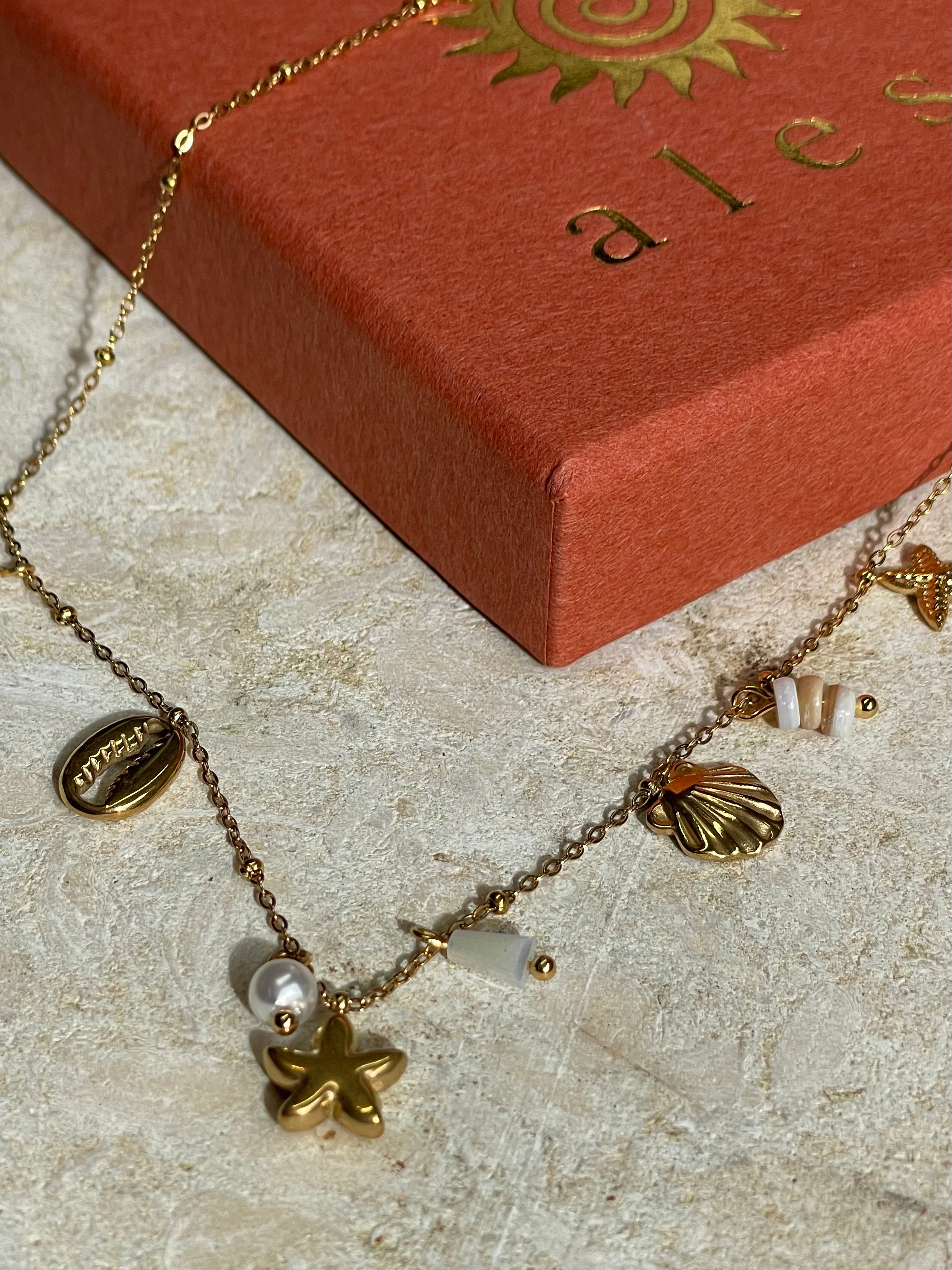 [SAMPLE] Ocean Charm Necklace