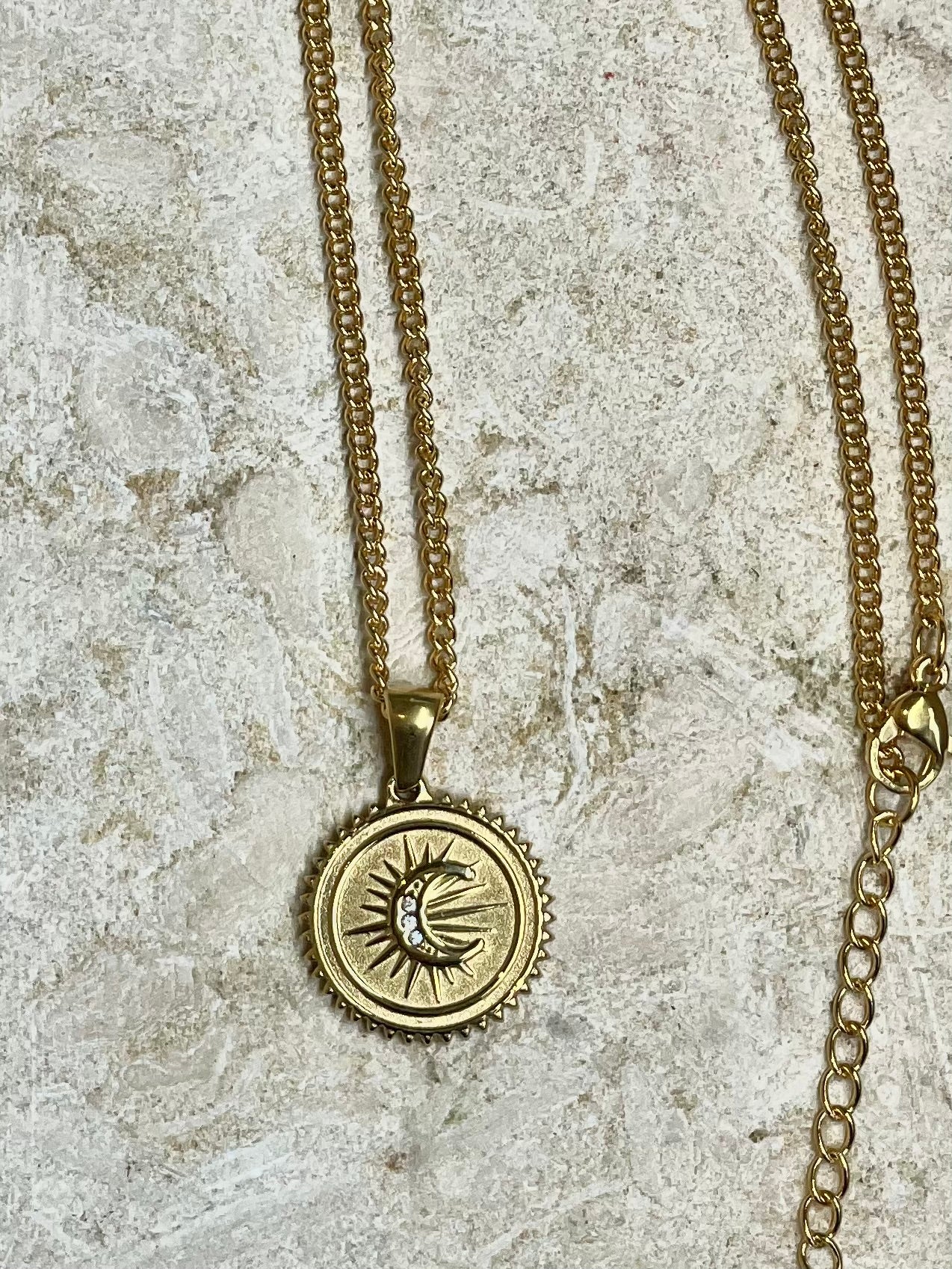 [SAMPLE] Moon Sun Necklace