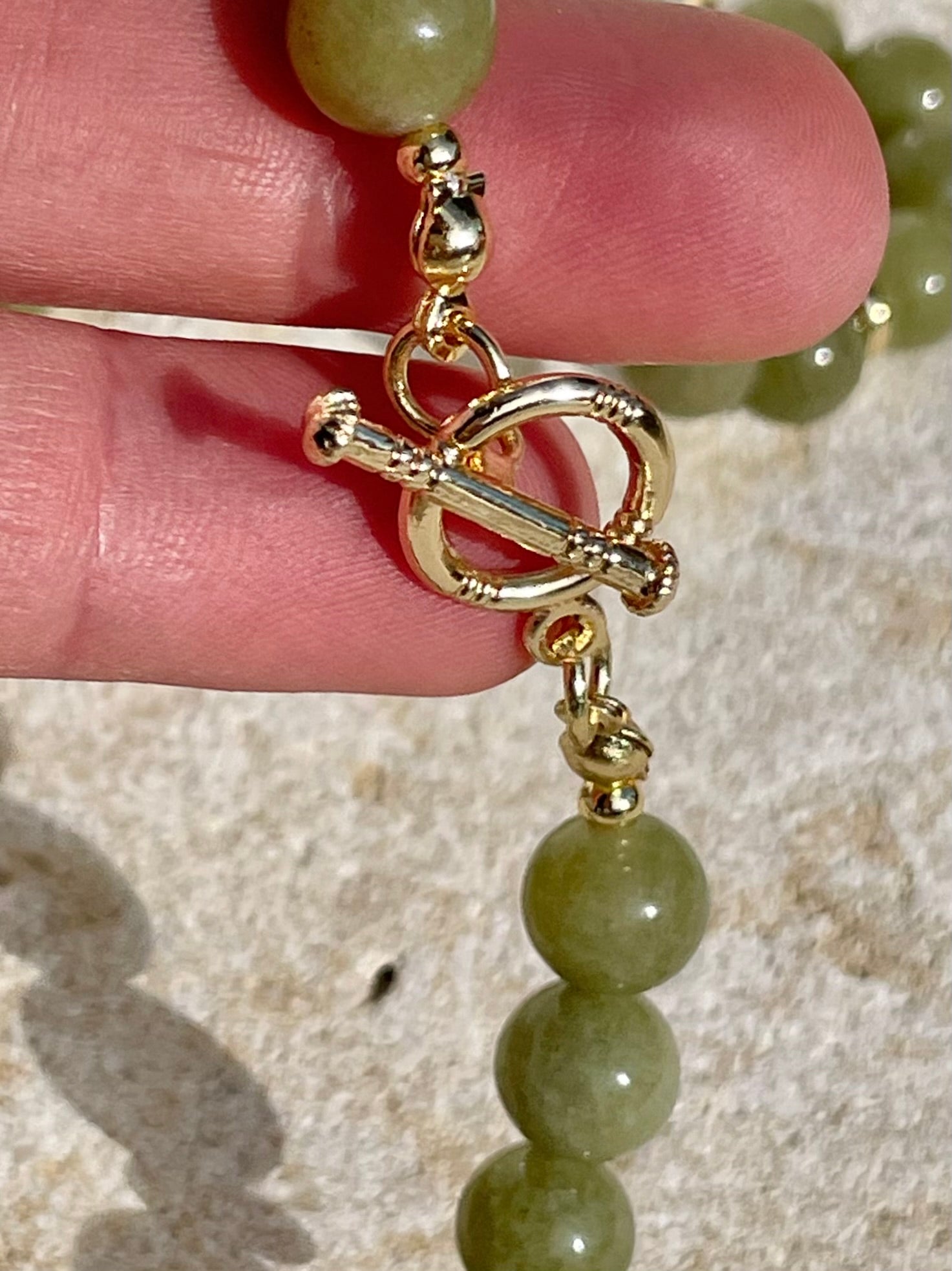 [SAMPLE] Beaded Necklace Green