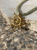 [SAMPLE] Spiral Sun Rope Necklace