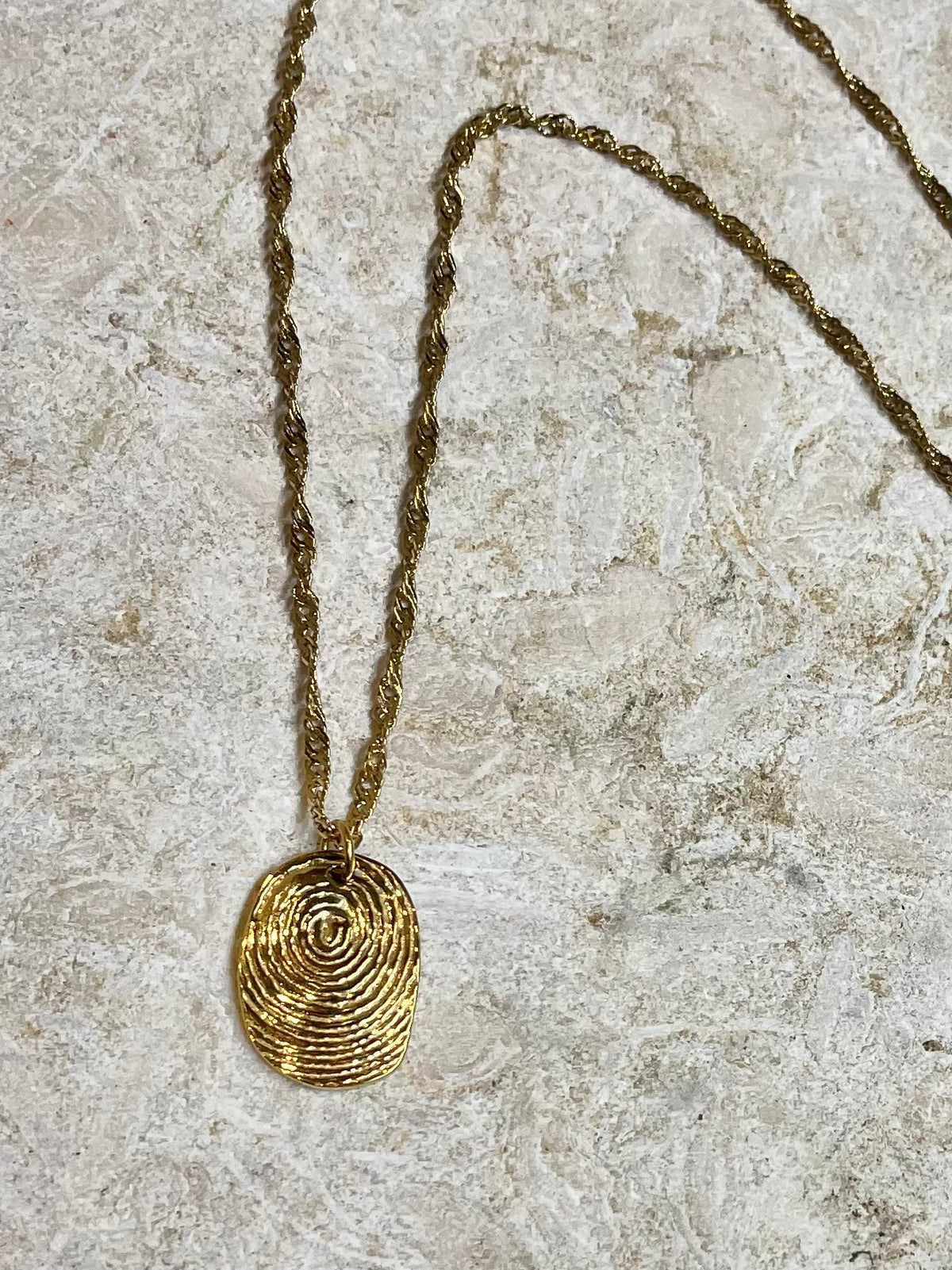 [SAMPLE] Fingerprint Necklace