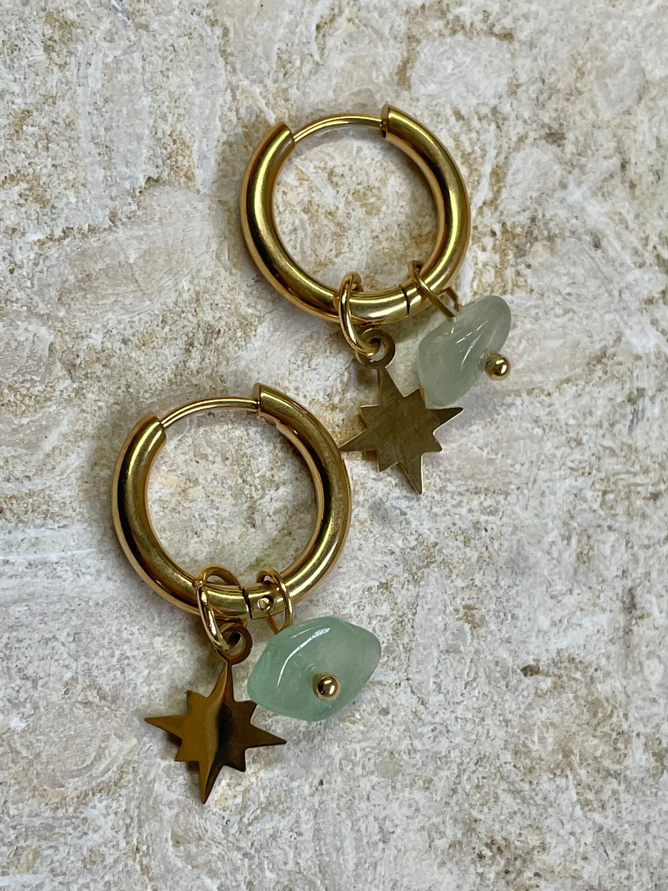 [SAMPLE] Green Star Hoops