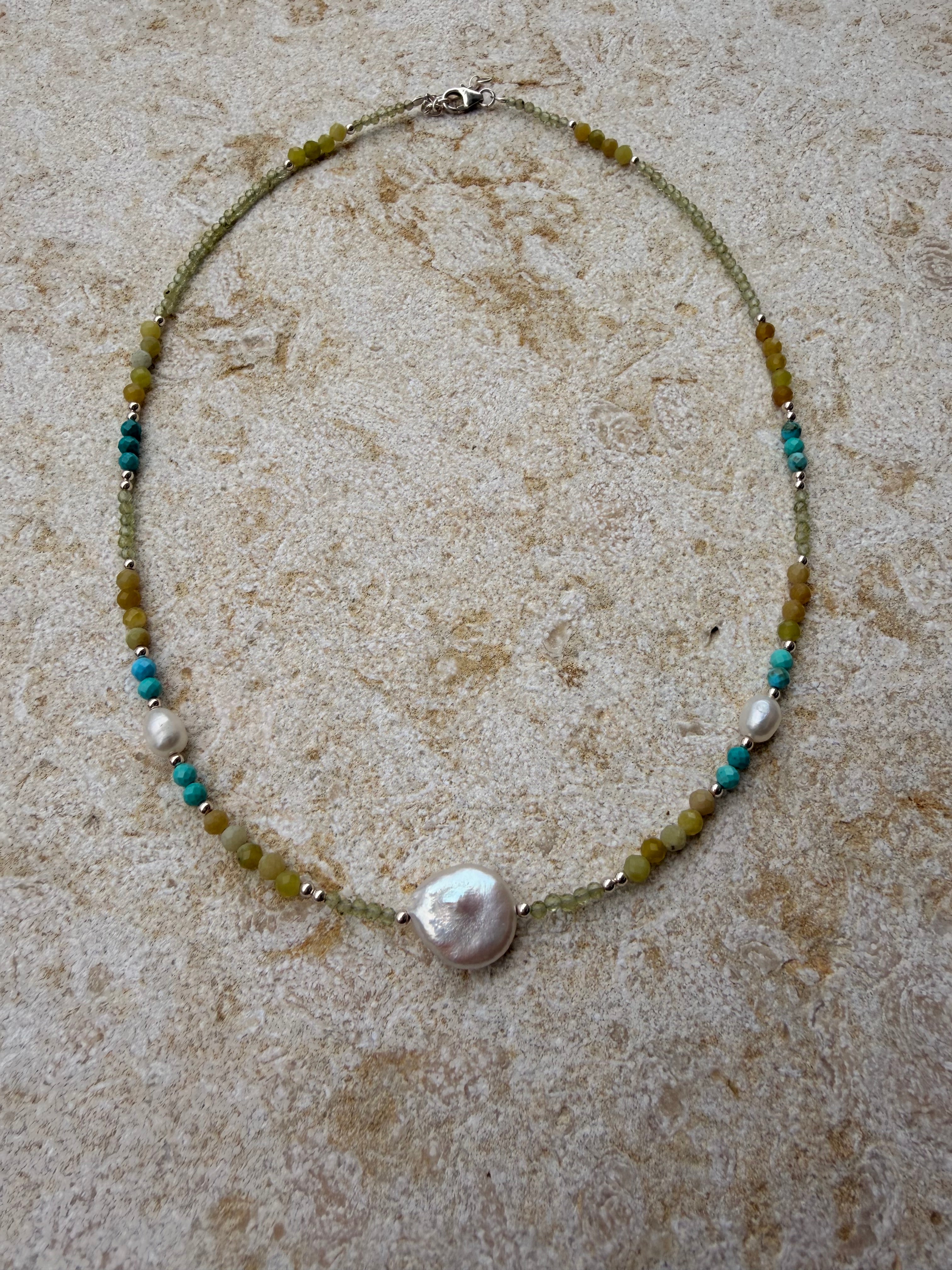 [SAMPLE] Freshwater Pearl Beaded Necklace