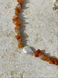 Keshi Freshwater Pearl Citrine Beaded Necklace