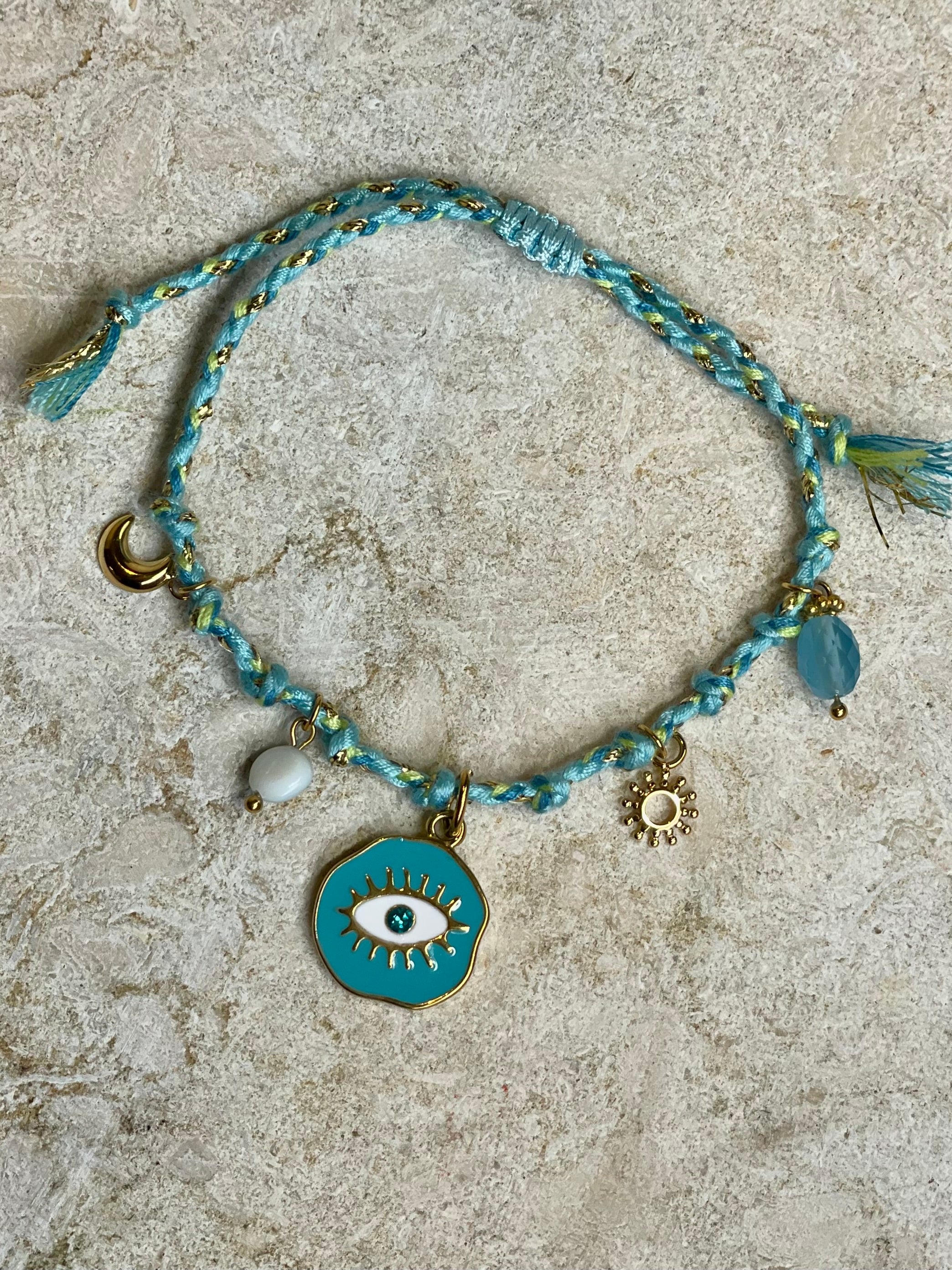 [SAMPLE] Evil Eye Charm Bracelet