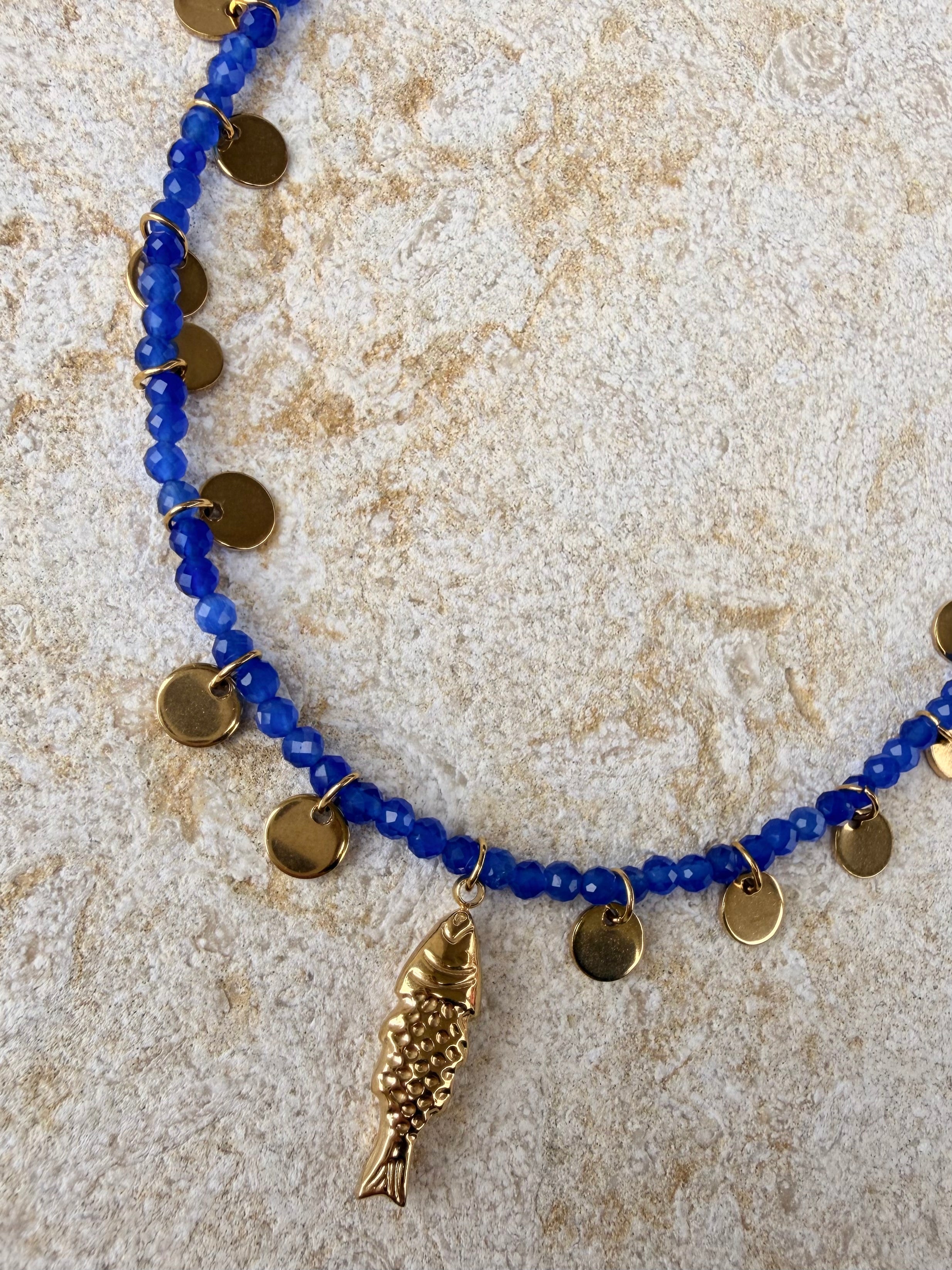 [SAMPLE] Beaded Necklace With Charm