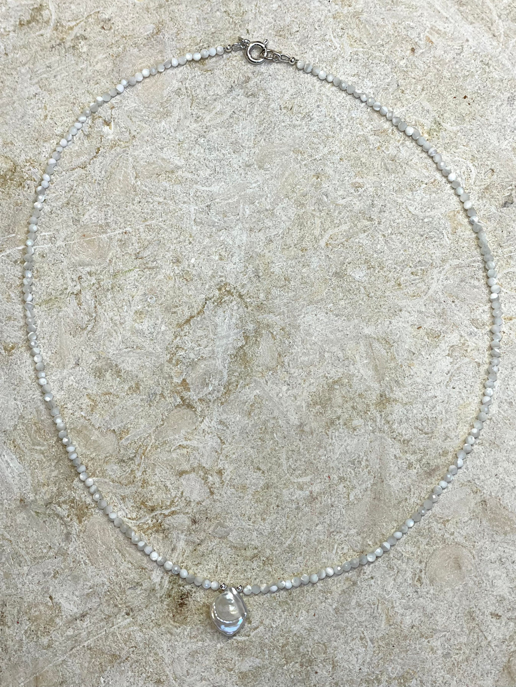 [SAMPLE] Freshwater Pearl Beaded Necklace