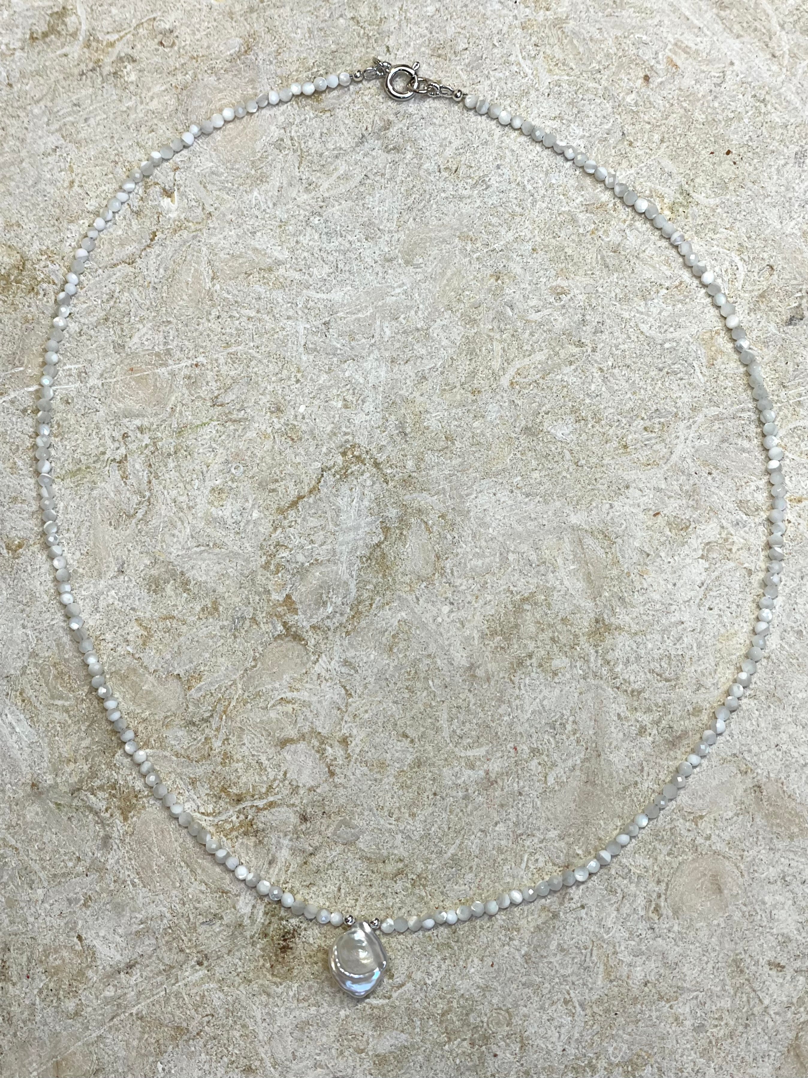 [SAMPLE] Freshwater Pearl Beaded Necklace