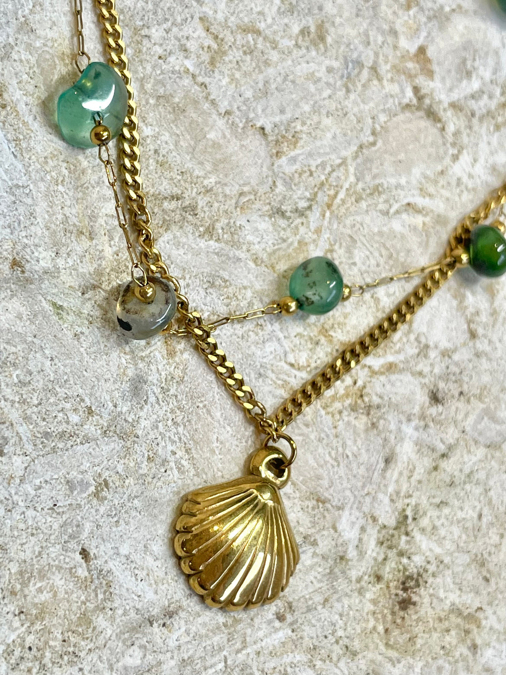 [SAMPLE] Shell Charm Bracelet