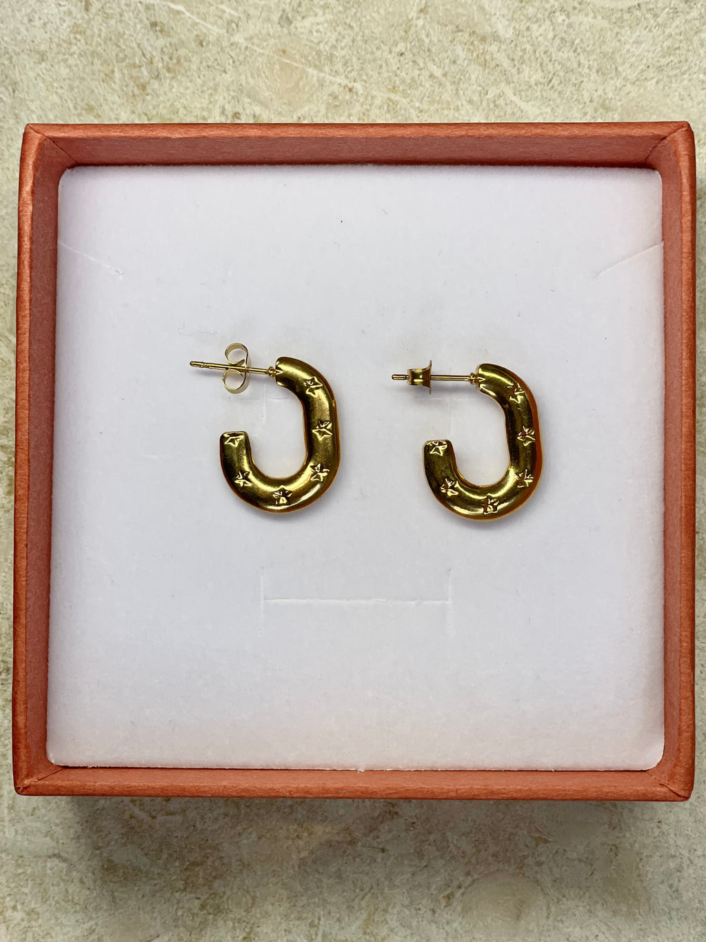 [SAMPLE] Star Hoop Earrings