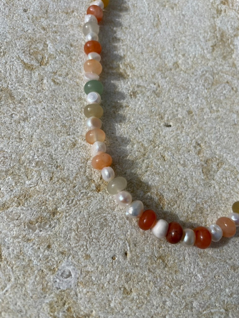 [SAMPLE] Freshwater Pearl Multicolour Beaded Necklace