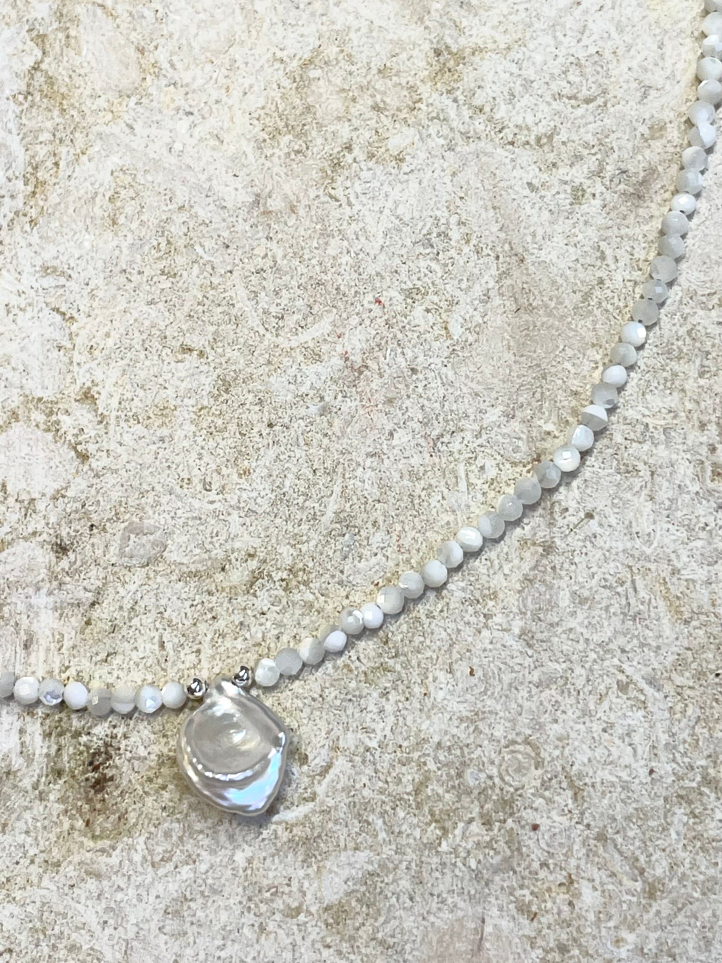 [SAMPLE] Freshwater Pearl Beaded Necklace