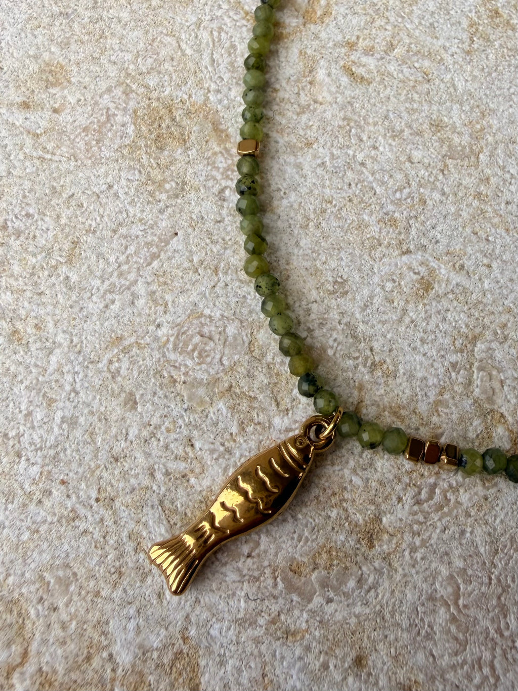 [SAMPLE] Beaded Necklace With Charm