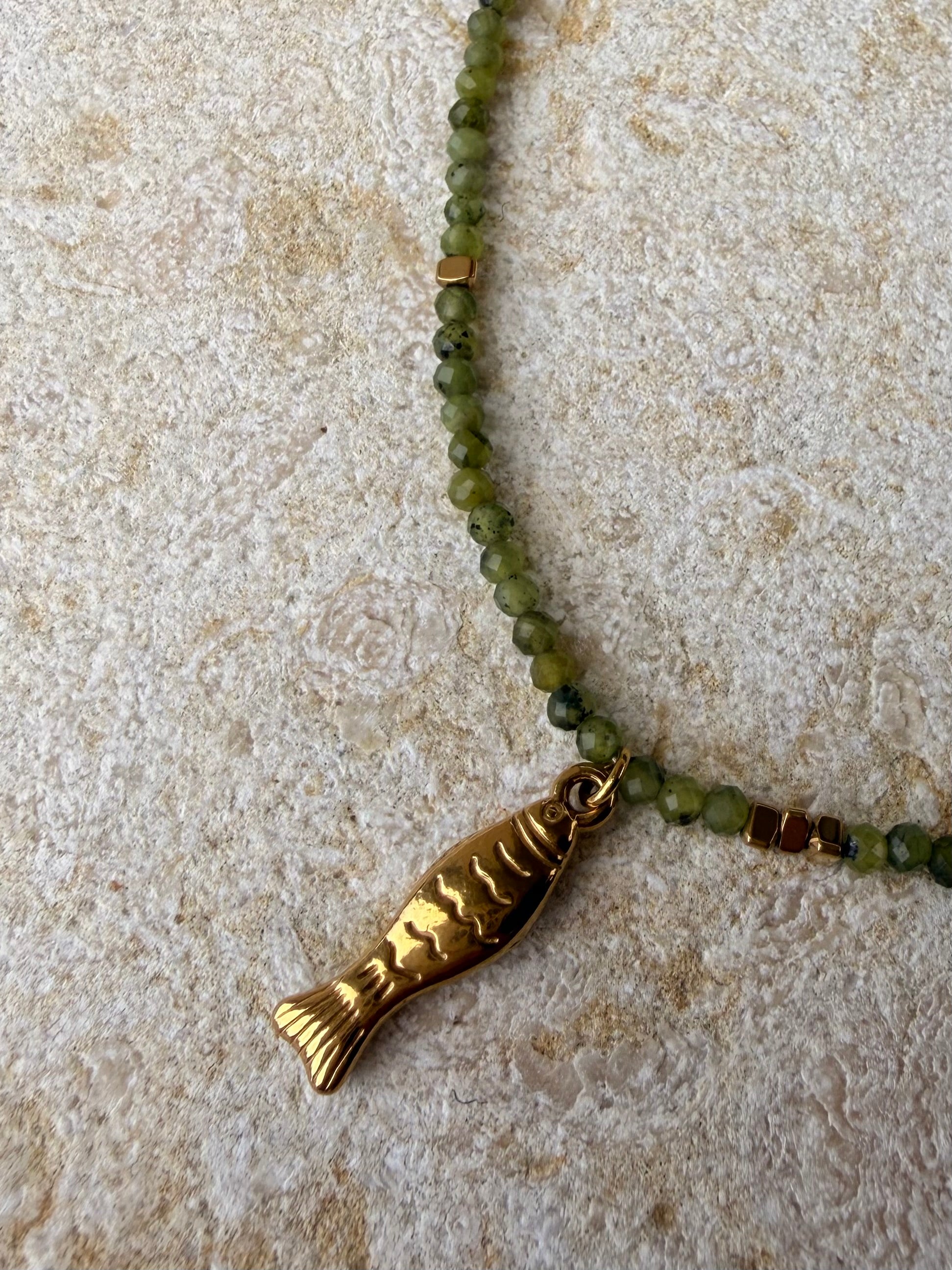 [SAMPLE] Beaded Necklace With Charm