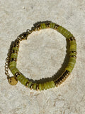 [SAMPLE] Green Hues Bracelet