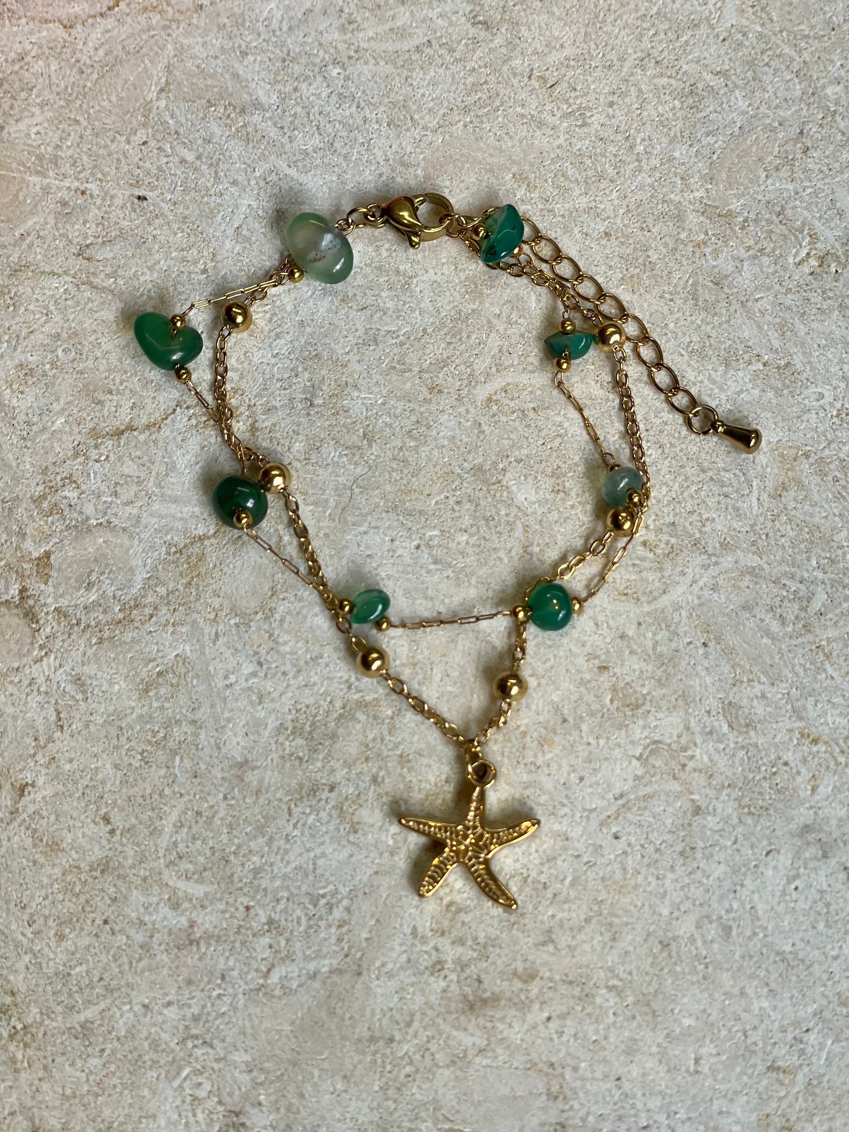 [SAMPLE] Starfish Charm Bracelet