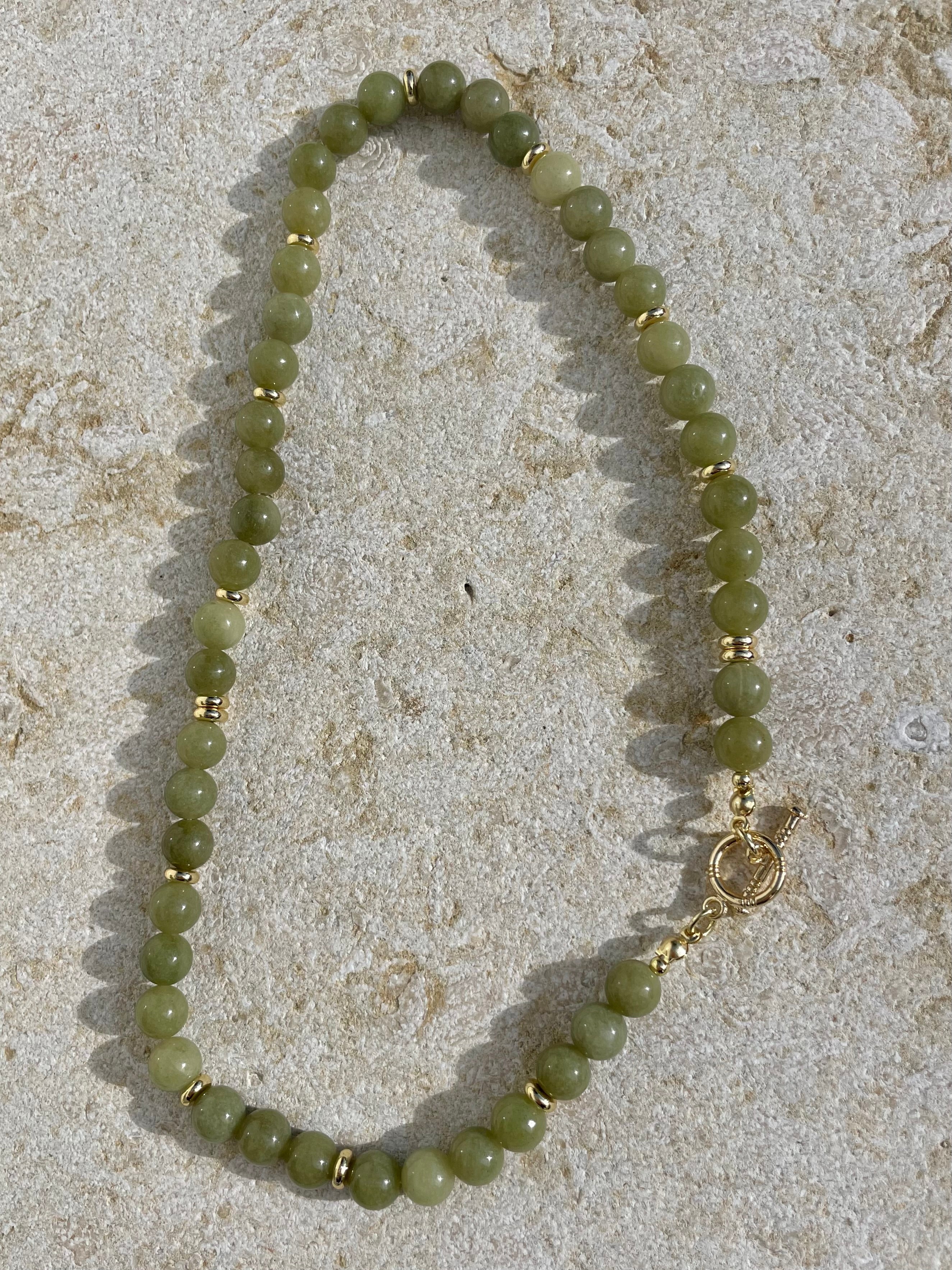 [SAMPLE] Beaded Necklace Green
