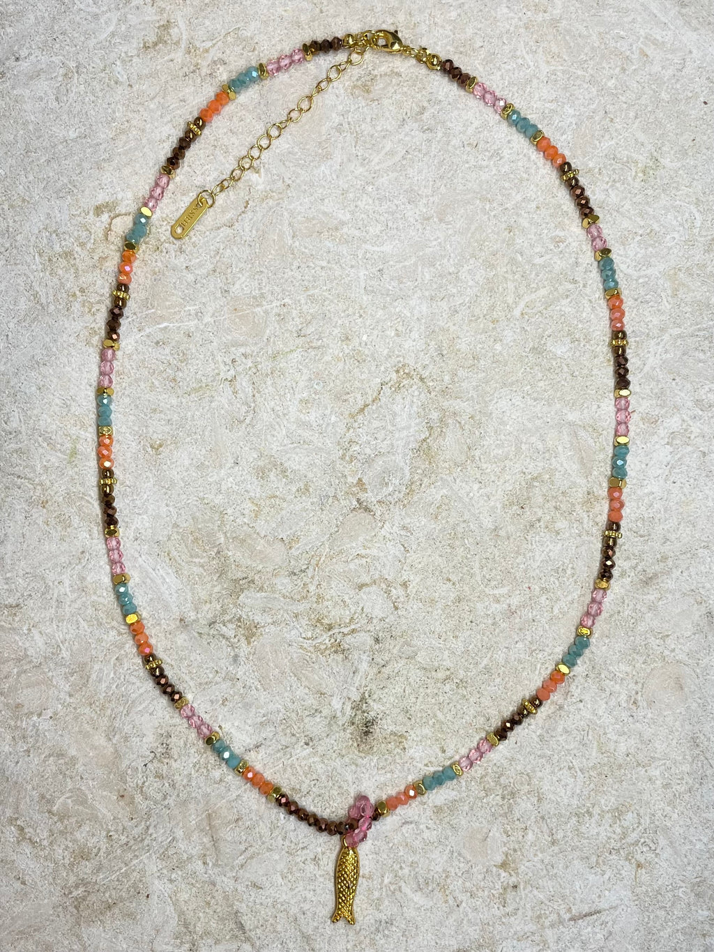 [SAMPLE] Beaded Necklace With Removable Charm (Copy)