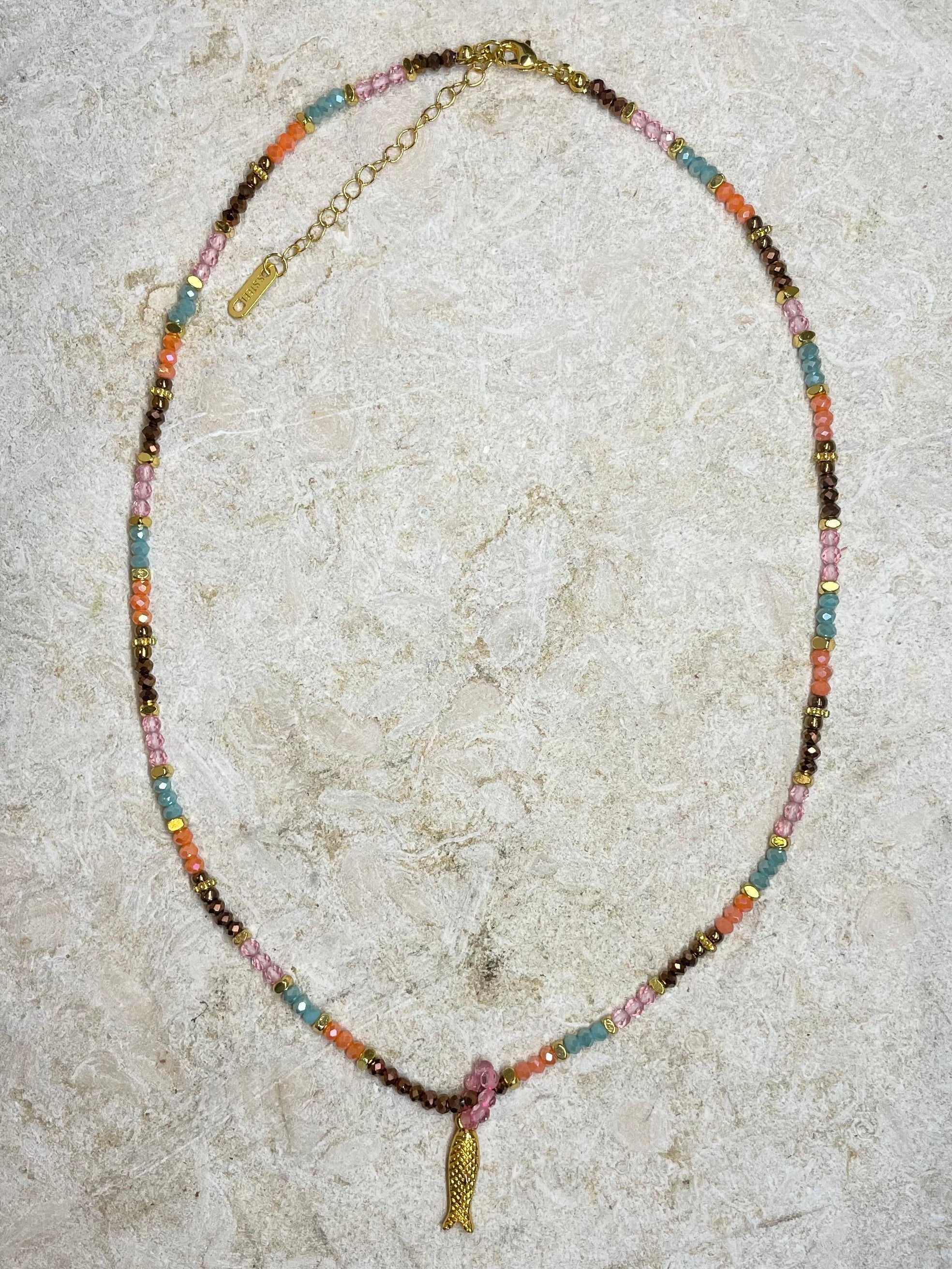 [SAMPLE] Beaded Necklace With Removable Charm (Copy)