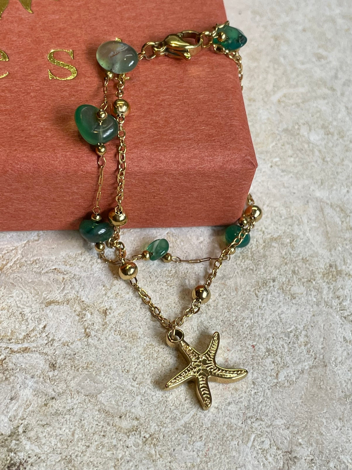 [SAMPLE] Starfish Charm Bracelet