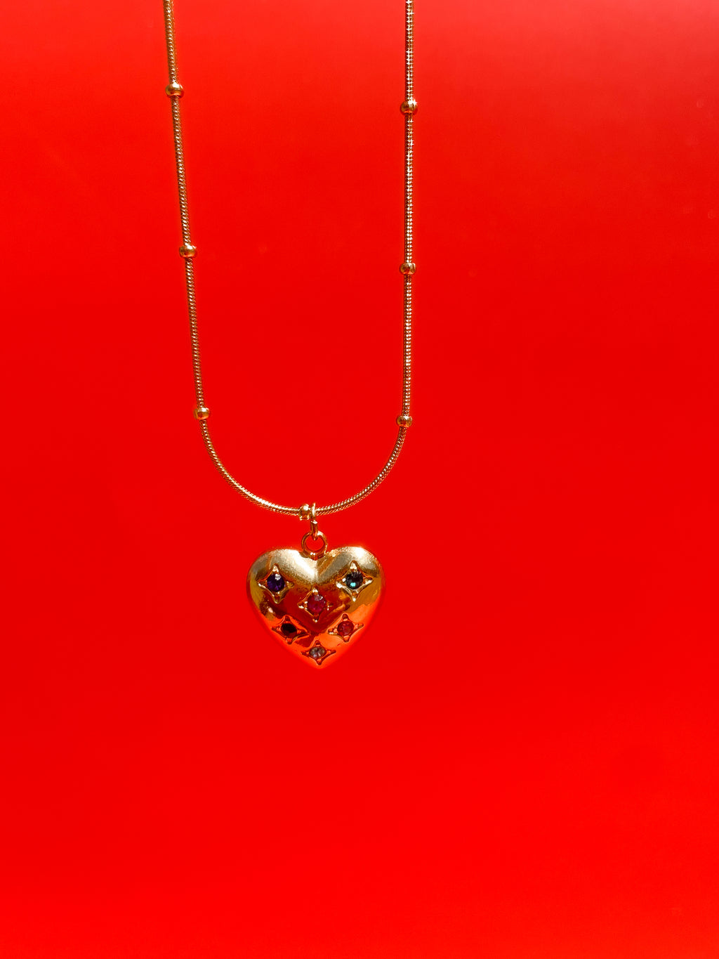'LOVE' Heart Necklace