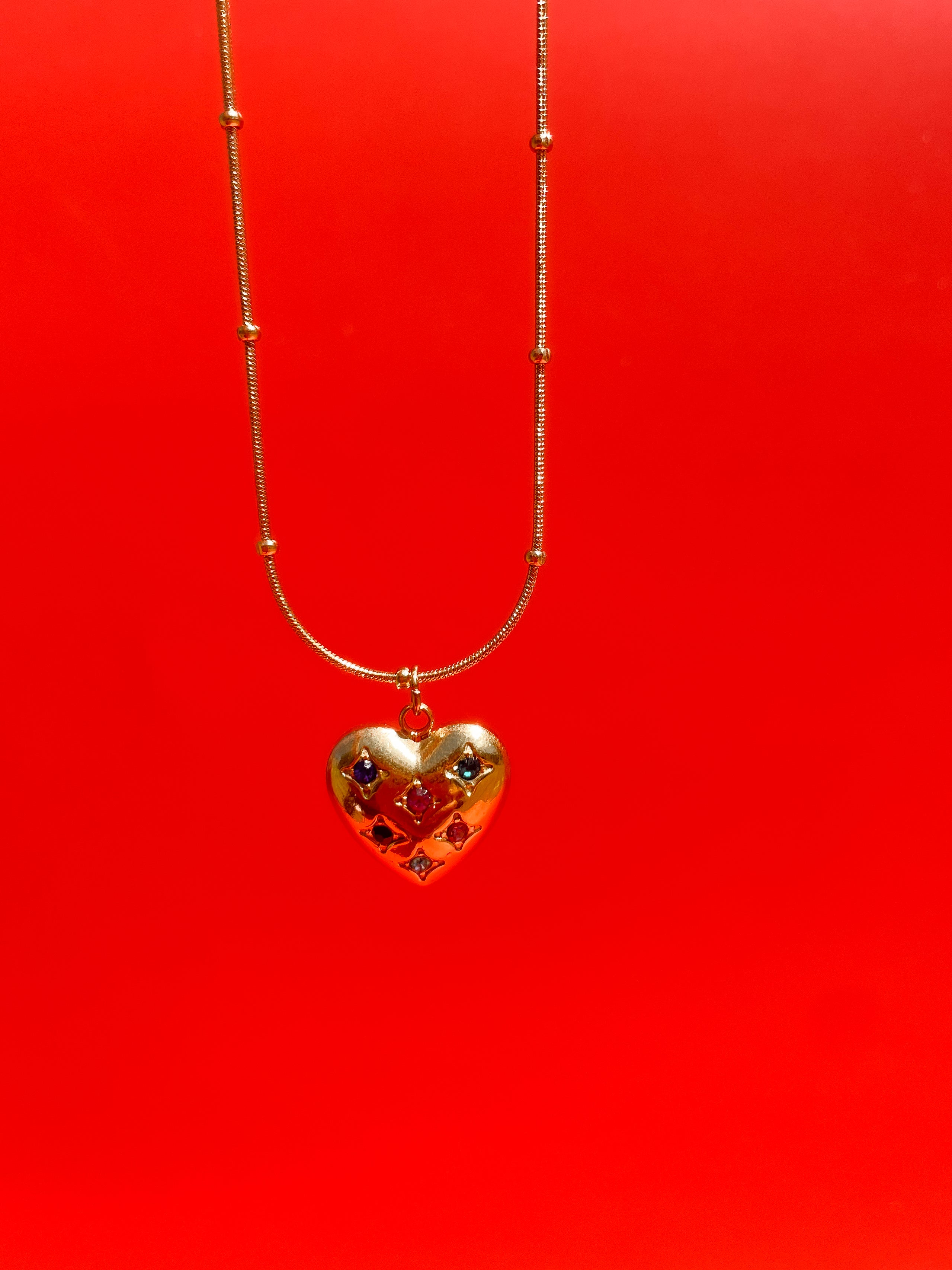 'LOVE' Heart Necklace
