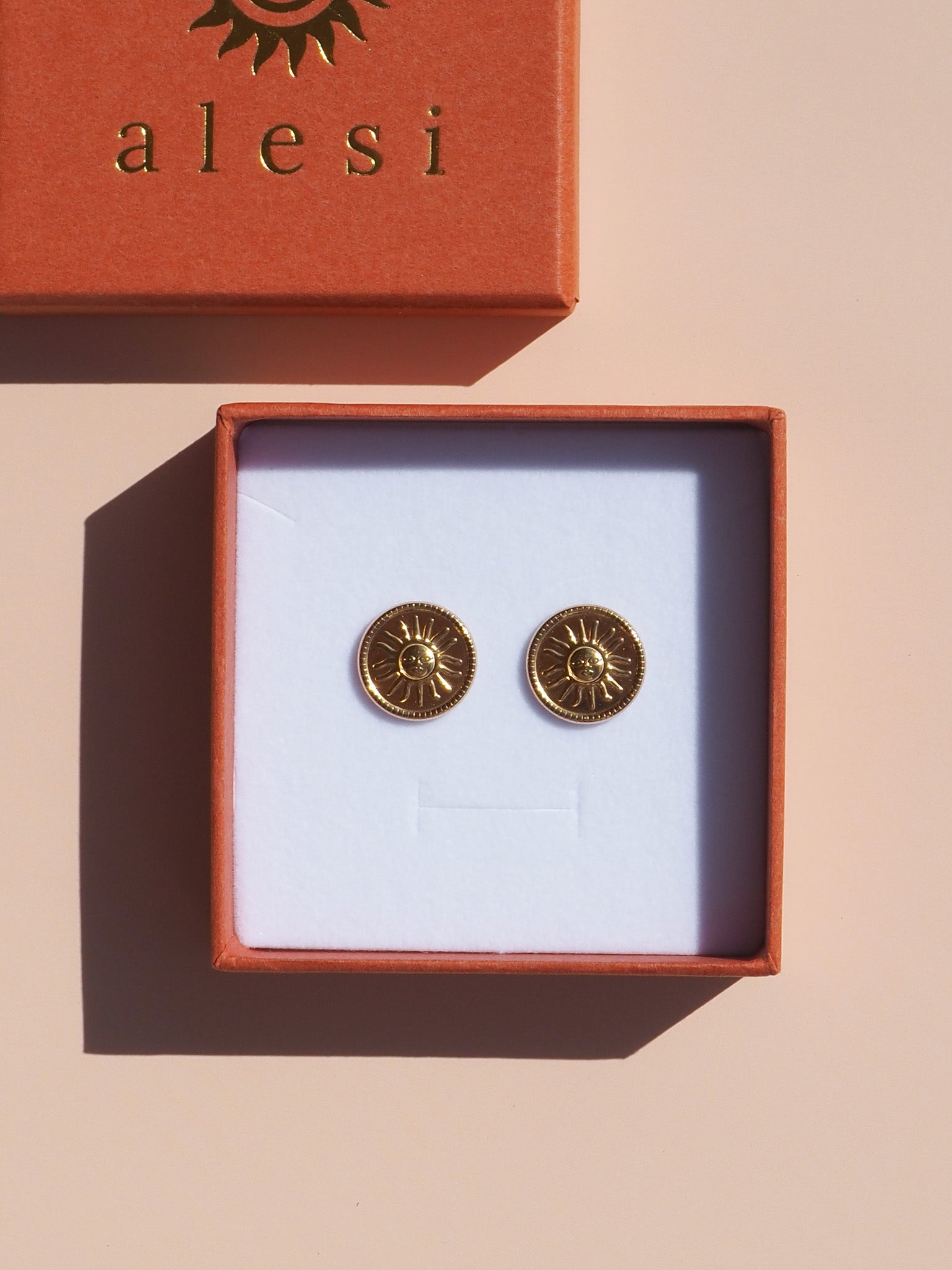 Sun Earrings - Gold