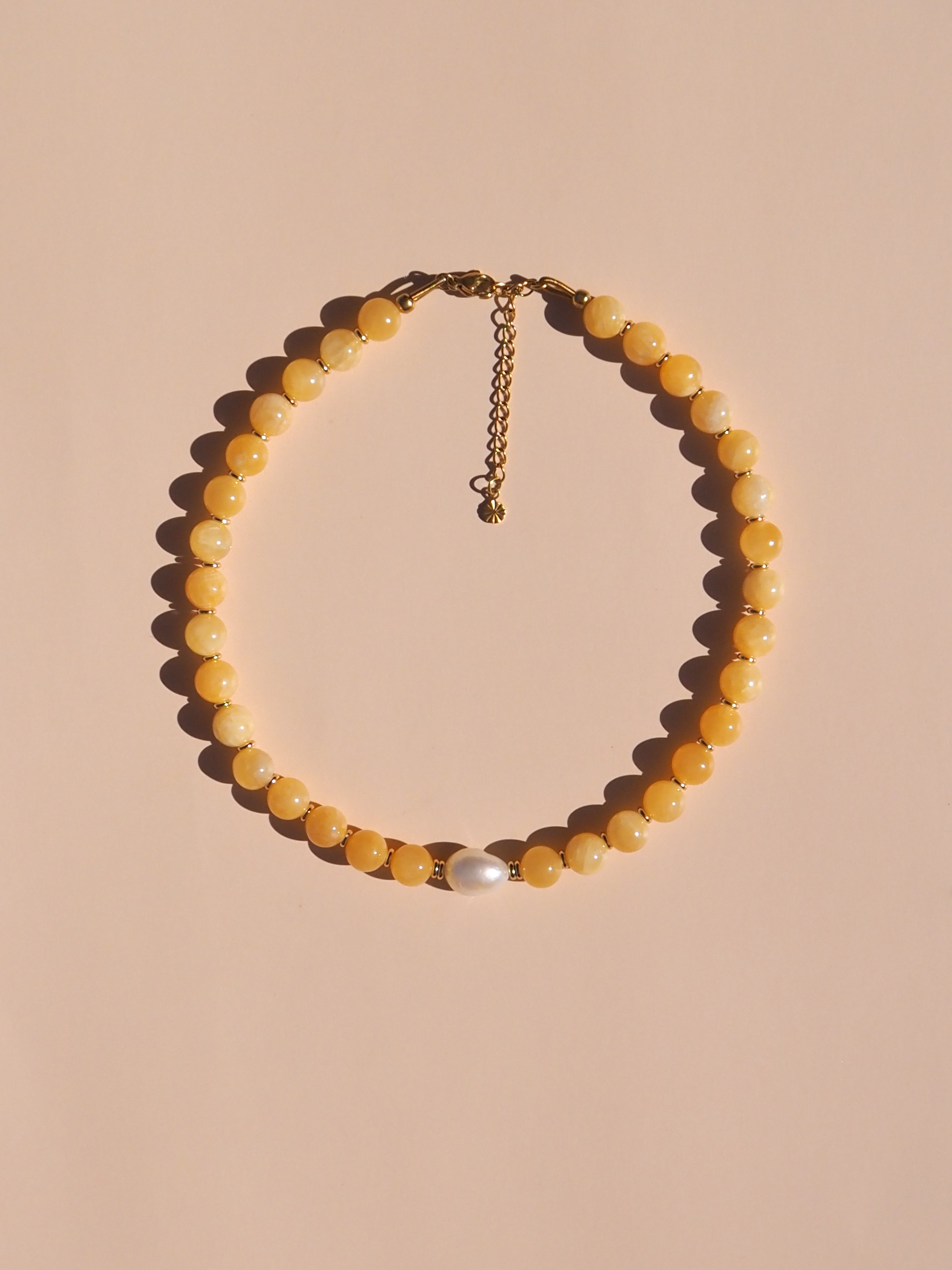 Freshwater Pearl Lemon Necklace