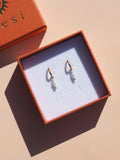Amazonite Pearl Earrings