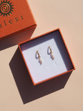 Rose Quartz Pearl Earrings