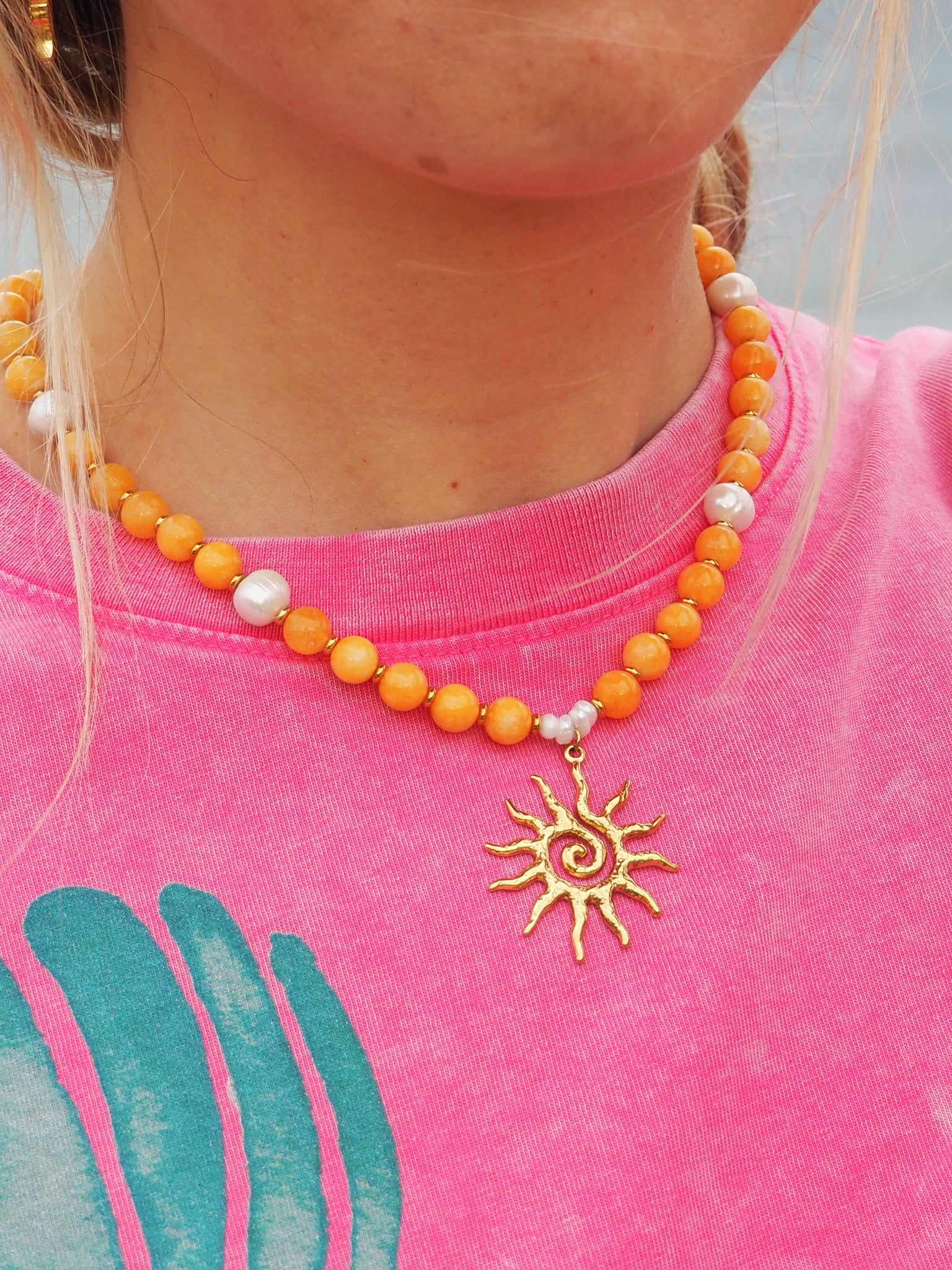 Solstice Necklace - Honey