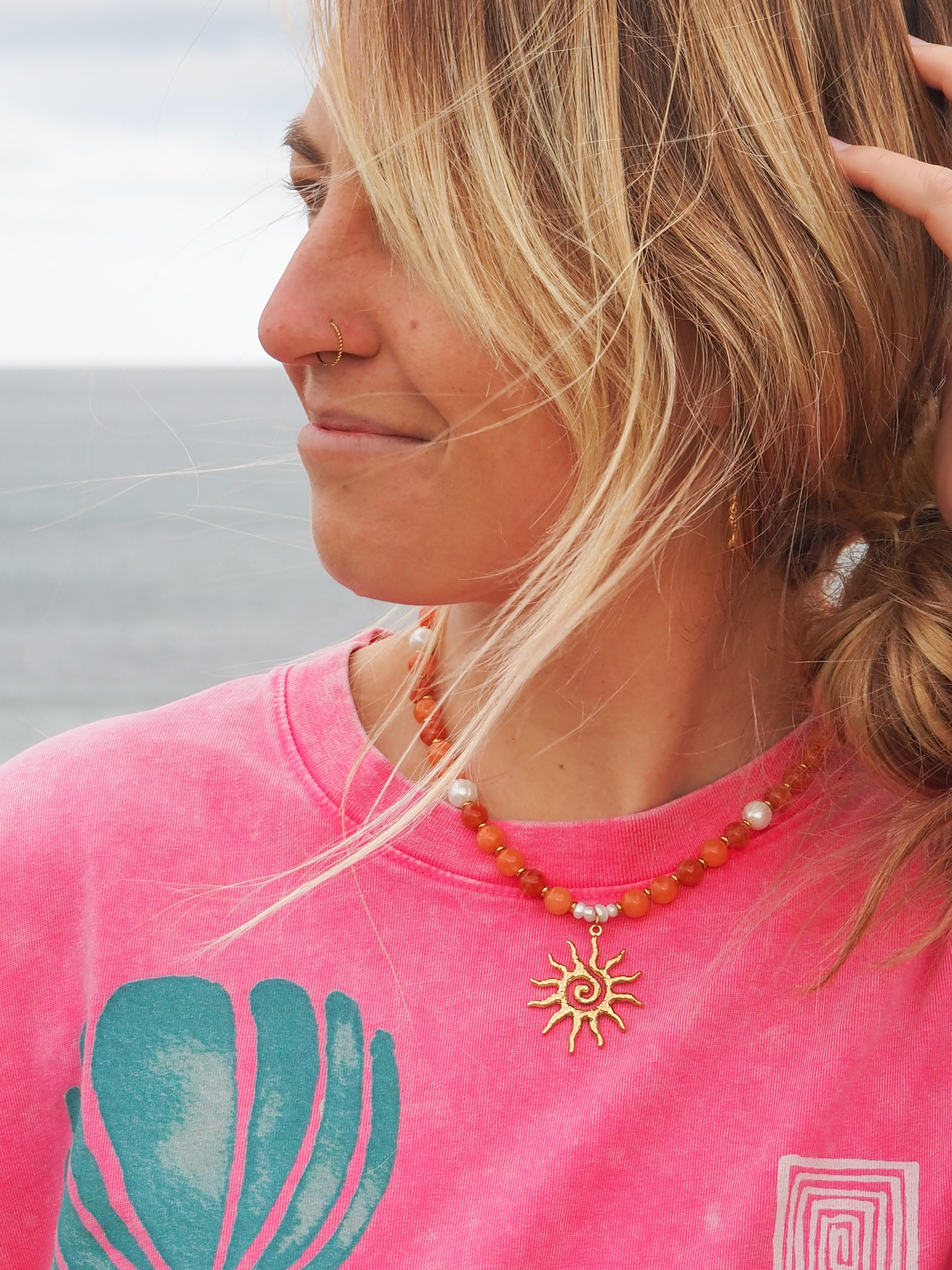 Solstice Necklace - Ochre
