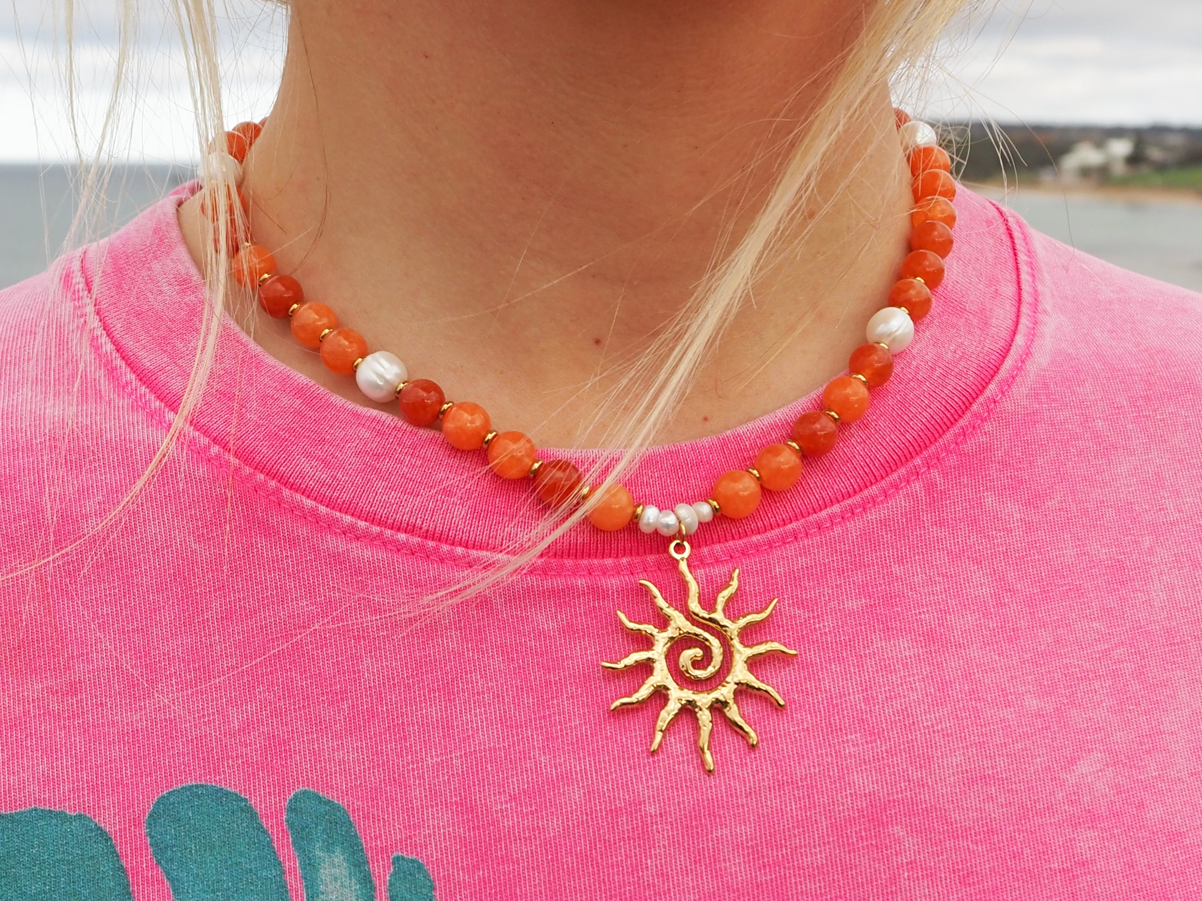 Solstice Necklace - Ochre